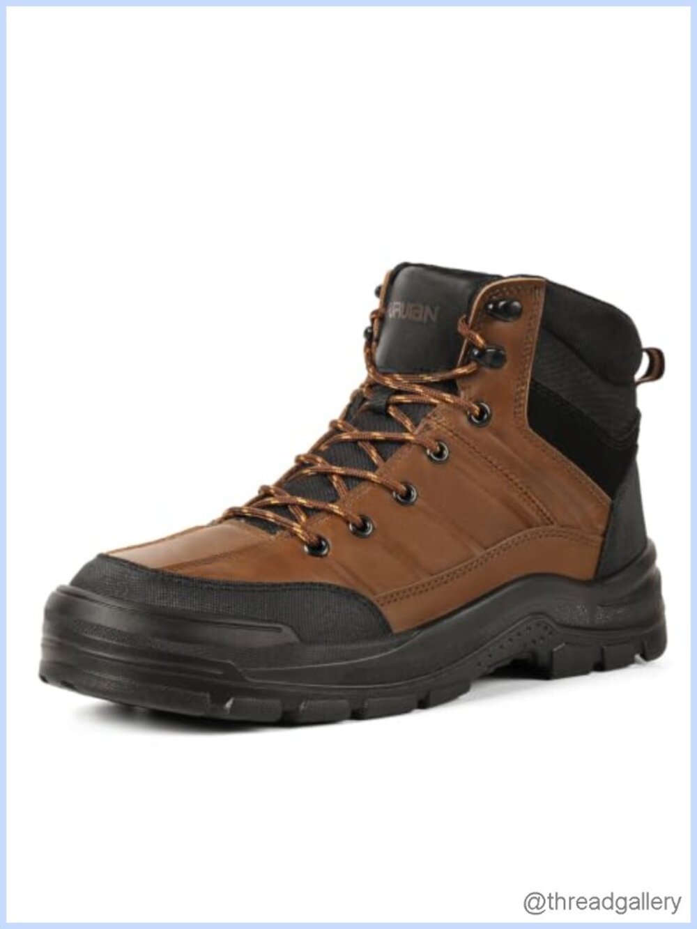 Furuian Steel Toe Work Boots ASTM F2413-18 Safety Ankle Boots for Men Women